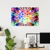 Spectrum Fractal Poster (Thuiskantoor)