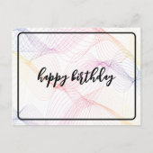 Spectrum Kleur Golflengte Lijnen Briefkaart (Voorkant)