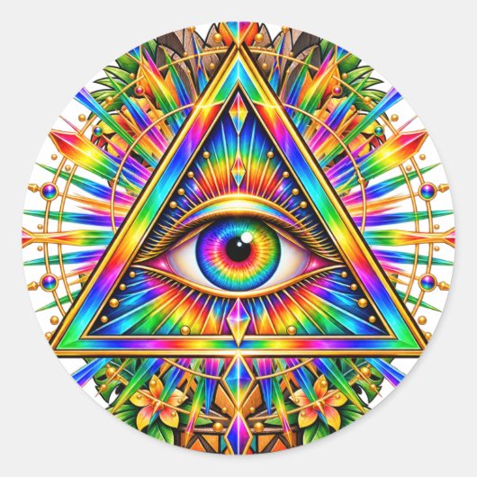 Spectrum Lotus Oog Sticker (Voorkant)