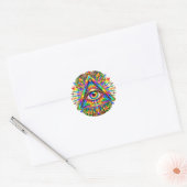 Spectrum Lotus Oog Sticker (Envelop)