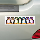 Spectrum Penguin Bumpersticker (Op auto)