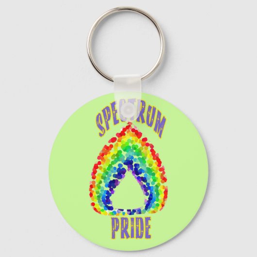 Spectrum Pride Sleutelhanger (Voorkant)