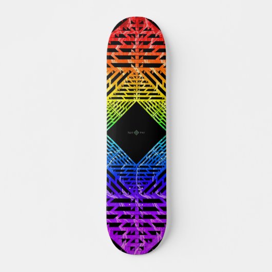 Spectrum ( Regenboog ) Persoonlijk Skateboard (Voorkant)