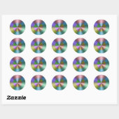 Spectrum Ronde Sticker (Vel)