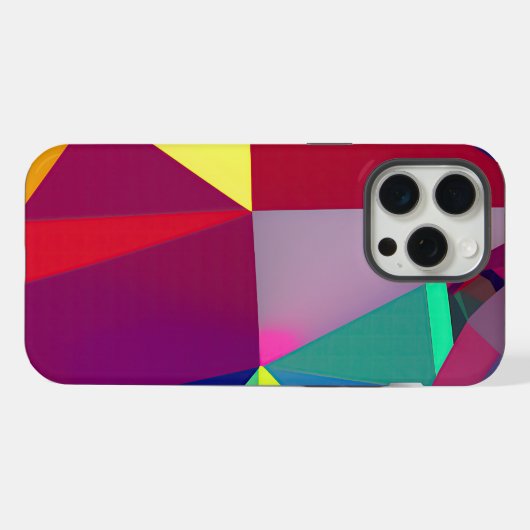 Spectrum Shift: een levendige abstractie iPhone Hoesje (Achterkant horizontaal)