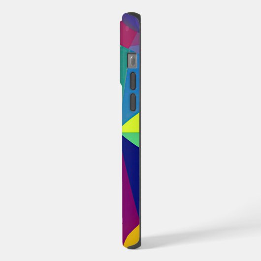 Spectrum Shift: een levendige abstractie iPhone Hoesje (Linkerkant)