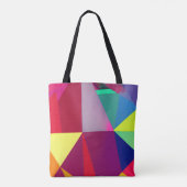 Spectrum Shift: een levendige abstractie Tote Bag (Achterkant)