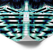 Spectrum Soundwave Mandala Poster (Hoek)