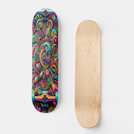 "Spectrum Splendor" Persoonlijk Skateboard (Voorkant)