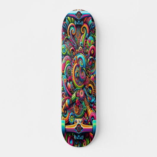 "Spectrum Splendor" Persoonlijk Skateboard (Voorkant)