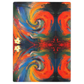 "Spectrum Swirl" Klembord (Achterkant)