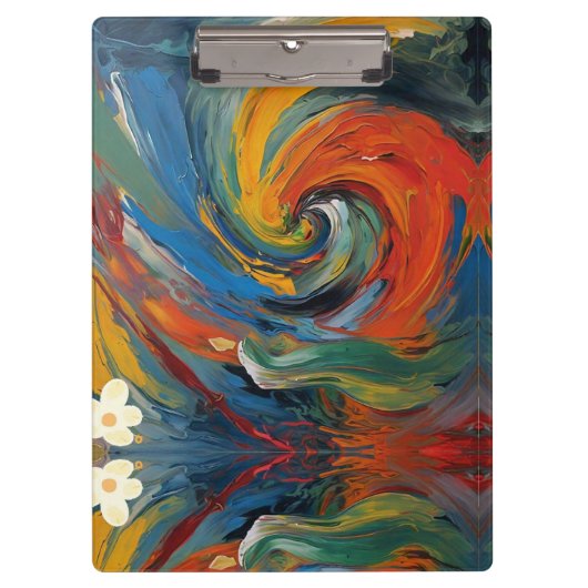 "Spectrum Swirl" Klembord (Voorkant)