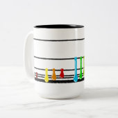 Spectrum Tweekleurige Koffiemok (Voorkant links)