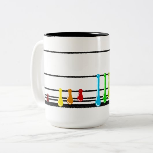 Spectrum Tweekleurige Koffiemok (Voorkant links)