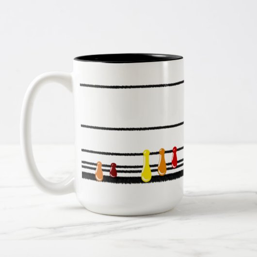 Spectrum Tweekleurige Koffiemok (Links)