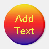 Spectrum van horizontale kleuren -1 magneet (Voorkant)