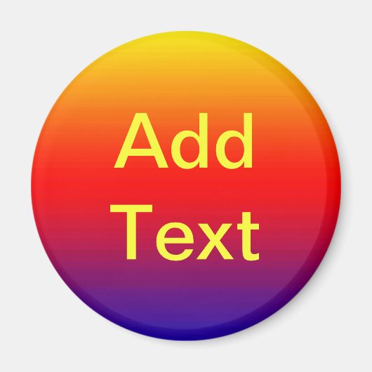 Spectrum van horizontale kleuren -1 magneet (Voorkant)