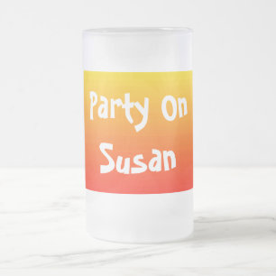 Spectrum van horizontale kleuren -1 matglas bierpul