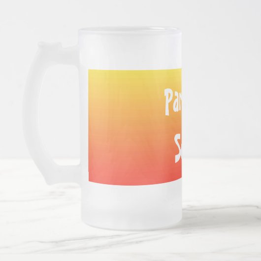 Spectrum van horizontale kleuren -1 matglas bierpul (Links)