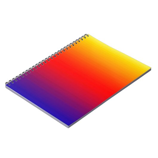 Spectrum van horizontale kleuren -1 notitieboek (Linkerzijde)