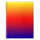 Spectrum van horizontale kleuren -1 notitieboek (Voorkant)