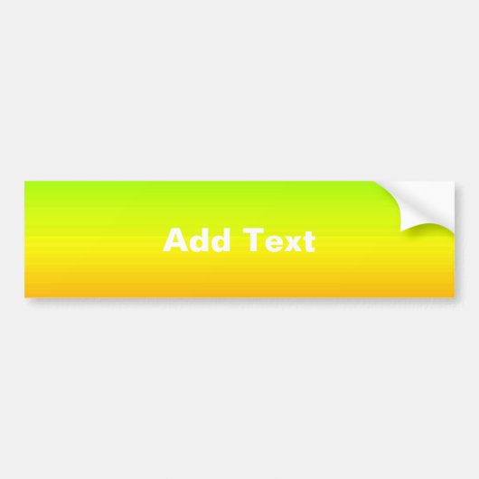 Spectrum van horizontale kleuren -3 bumpersticker (Voorkant)