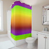 Spectrum van Horizontale Kleuren -3 Douchegordijn (In situ)