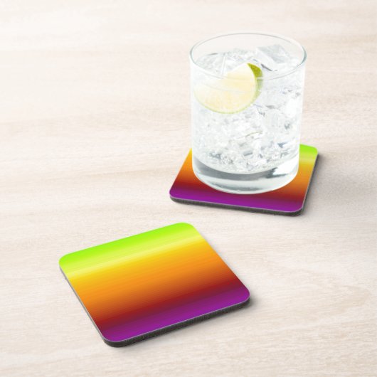 Spectrum van horizontale kleuren -3 drankjes onderzetter (Rechterzijde)