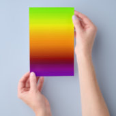 Spectrum van horizontale kleuren -3 flyer (Hand)