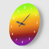 Spectrum van horizontale kleuren -3 grote klok (Hoek)