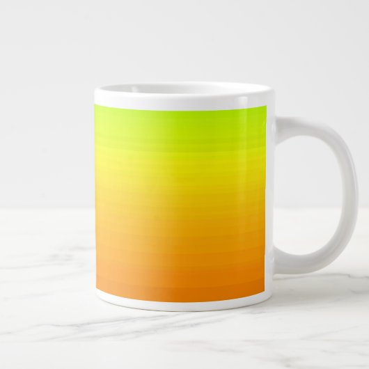 Spectrum van horizontale kleuren -3 grote koffiekop (Rechts)