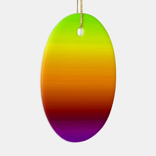 Spectrum van horizontale kleuren -3 keramisch ornament (Rechts)