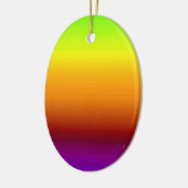 Spectrum van horizontale kleuren -3 keramisch ornament (Links)