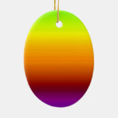 Spectrum van horizontale kleuren -3 keramisch ornament (Achterkant)