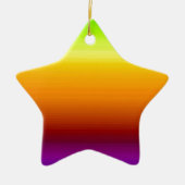Spectrum van horizontale kleuren -3 keramisch ornament (Voorkant)