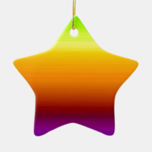 Spectrum van horizontale kleuren -3 keramisch ornament