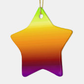Spectrum van horizontale kleuren -3 keramisch ornament (Links)