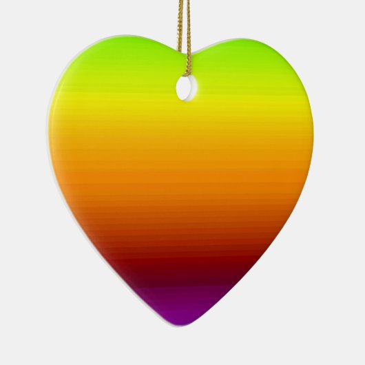 Spectrum van horizontale kleuren -3 keramisch ornament (Rechts)