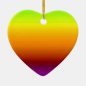 Spectrum van horizontale kleuren -3 keramisch ornament (Voorkant)