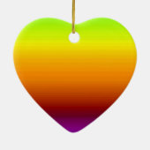 Spectrum van horizontale kleuren -3 keramisch ornament (Achterkant)