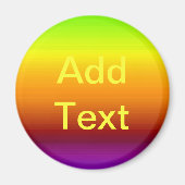 Spectrum van horizontale kleuren -3 magneet (Voorkant)