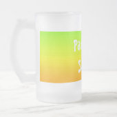 Spectrum van horizontale kleuren -3 matglas bierpul (Links)