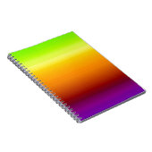 Spectrum van horizontale kleuren -3 notitieboek (Rechterzijde)
