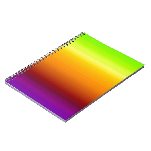 Spectrum van horizontale kleuren -3 notitieboek (Linkerzijde)