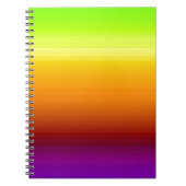 Spectrum van horizontale kleuren -3 notitieboek (Voorkant)