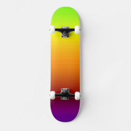 Spectrum van horizontale kleuren -3 persoonlijk skateboard