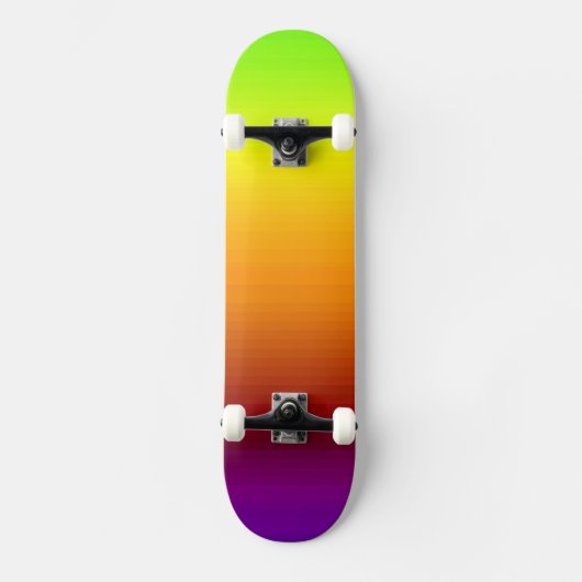 Spectrum van horizontale kleuren -3 persoonlijk skateboard (Voorkant)