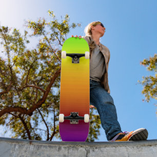 Spectrum van horizontale kleuren -3 persoonlijk skateboard