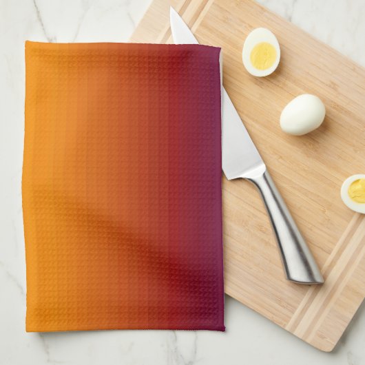 Spectrum van horizontale kleuren -3 theedoek (Quarter Fold)