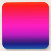 Spectrum van horizontale kleuren - 4 drankjes onderzetter (Voorkant)